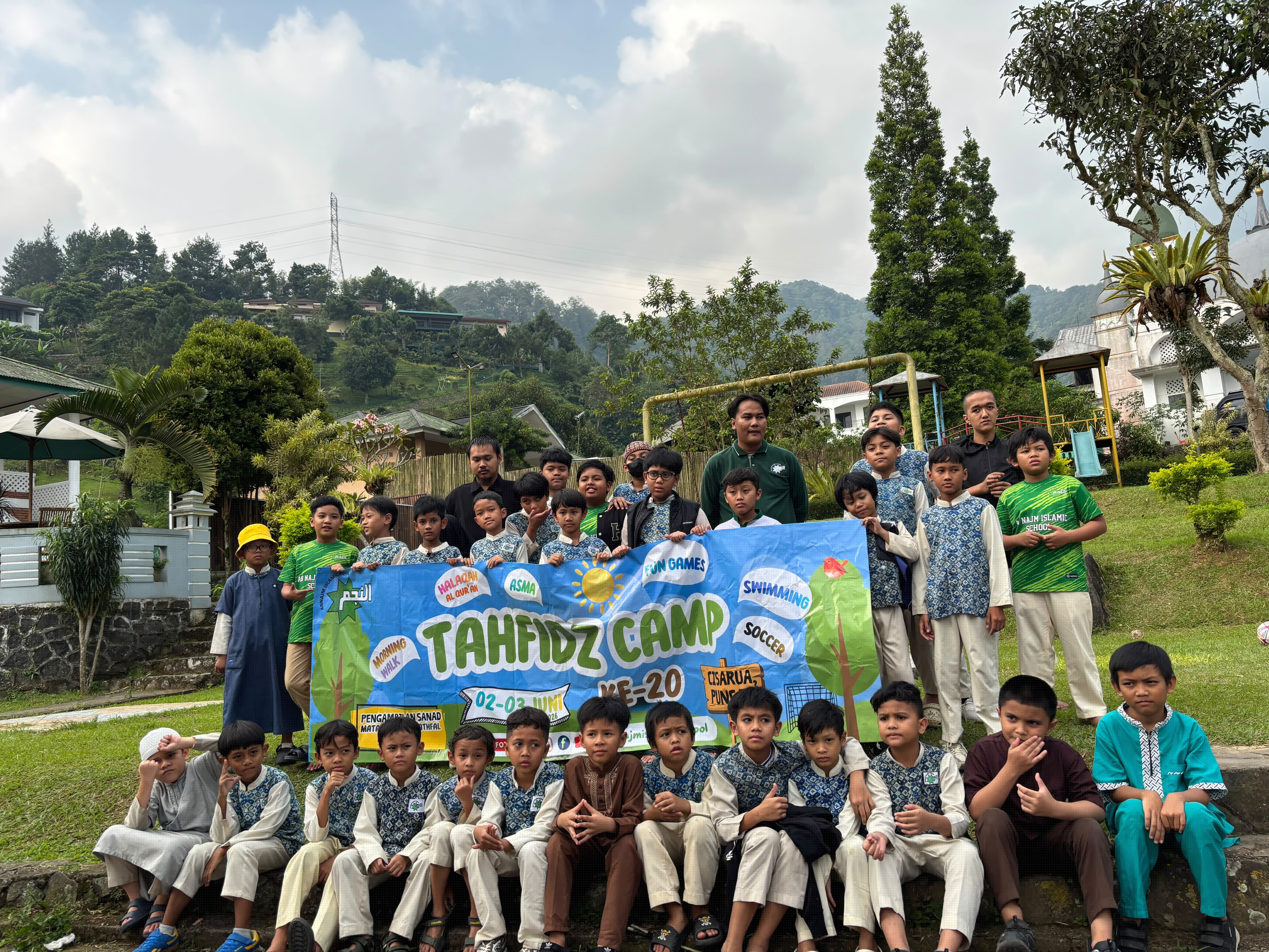 Tahfidz camp santri An-Najm Islamic School
